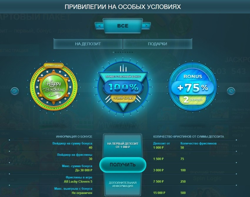 Вавада пополнение